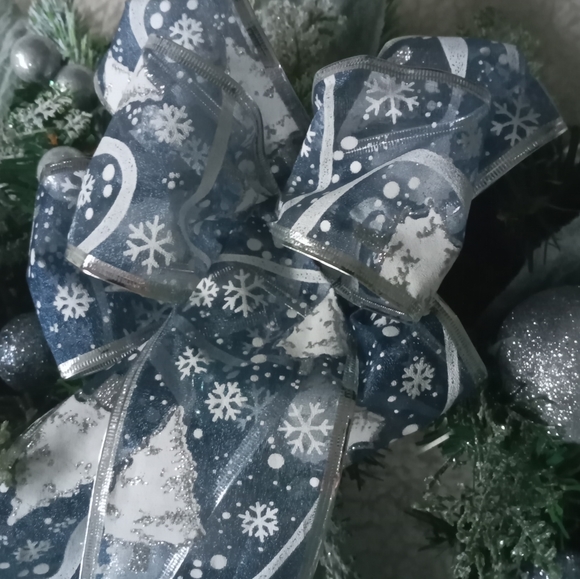 Christmas 22" Jackfrost Wreath Farmhouse Handmade Deer Pre Lite - Picture 5 of 10